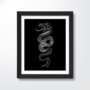 Quetzalcoatl print