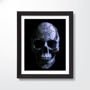Aztec Skull print